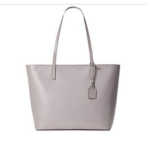 NWT Kate Spade Janie Medium Tote Bag in Soft Taupe